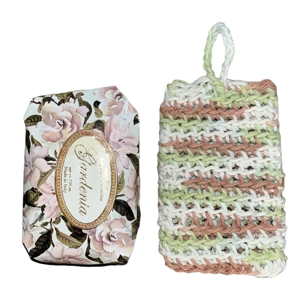 NWT Soap and Handmade Soap Saver Gift Set